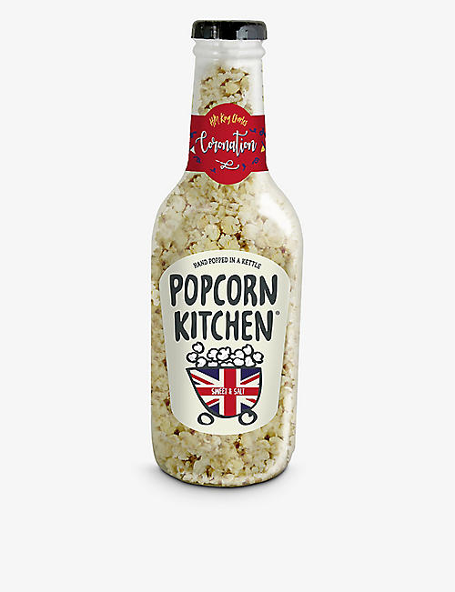 POPCORN KITCHEN: Coronation sweet and salt popcorn giant bottle 550g