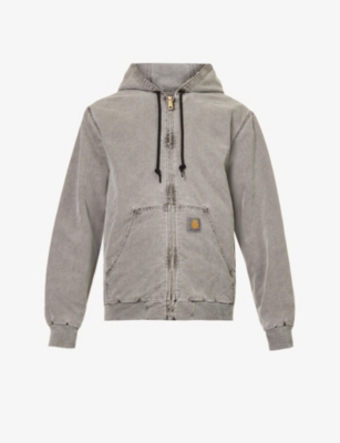CARHARTT WIP：Active 品牌图案休闲版型棉帆布夹克
