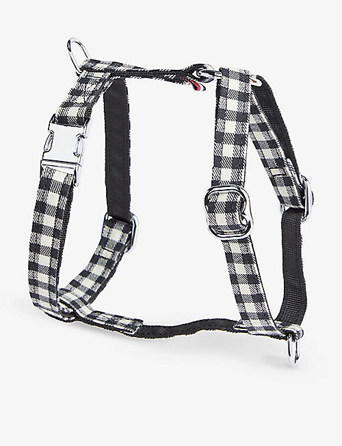 FRENCH BANDIT: Vichy check-print extra-small woven dog harness