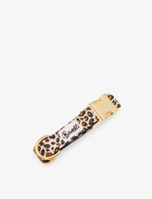 FRENCH BANDIT: Wild Wild Woof leopard woven dog collar