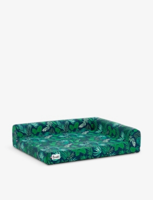 FRENCH BANDIT: BandiZzZz Jungle memory foam medium dog bed 80cm x 65cm