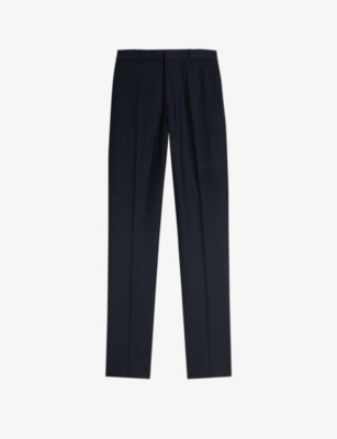 TED BAKER: Forbyts regular-fit straight-leg stretch wool-blend trousers
