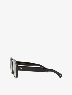 Claudie Pierlot Womens Black Square-frame Acetate Sunglasses In Black