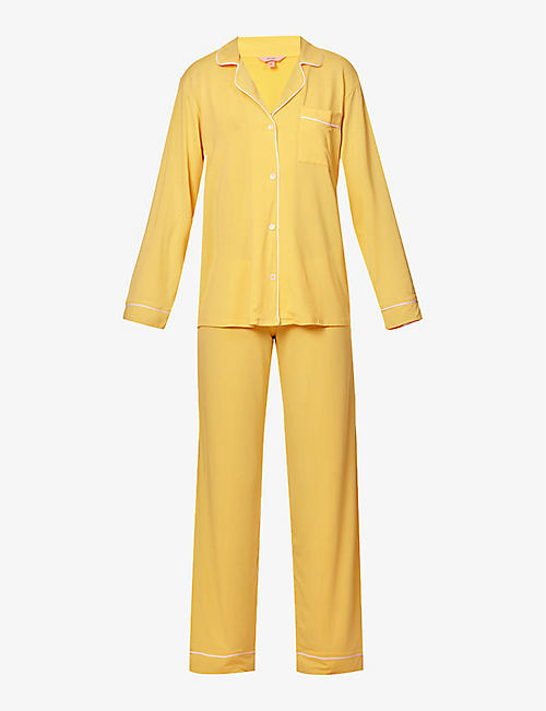 EBERJEY: Gisele V-neck stretch-jersey pyjamas