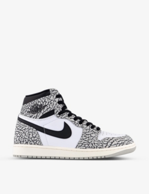 Air Jordan 1 high top woven trainers