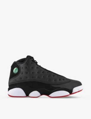 JORDAN: Air Jordan 13 cushioned leather high-top trainers