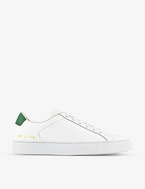 COMMON PROJECTS: Retro low-top leather trainers