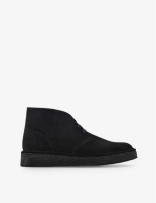 CLARKS ORIGINALS: Desert Coal suede boots