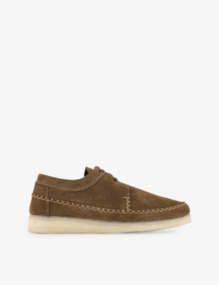 CLARKS ORIGINALS: Weaver suede shoes