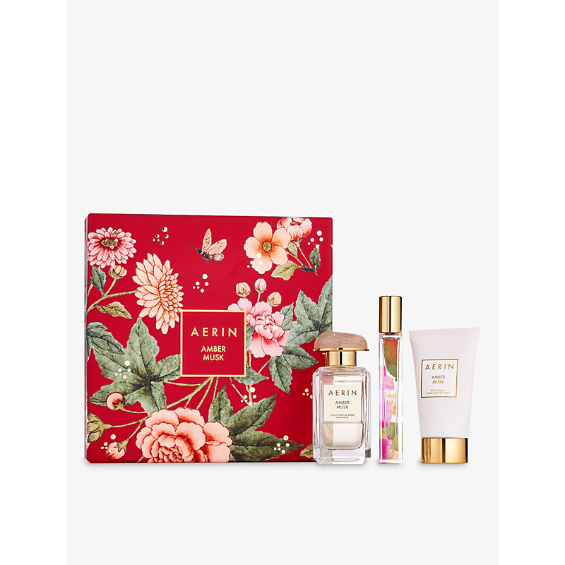Aerin Amber Musk Eau De Parfum Gift Set In White
