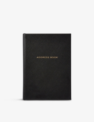 SMYTHSON - Ludlow Evergreen refillable grained leather notebook 19.5cm x  14.5cm