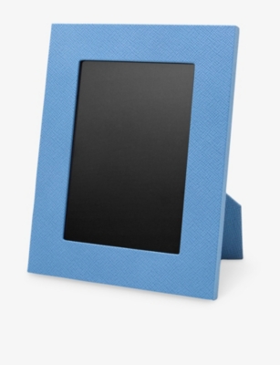 SMYTHSON: "Panama medium grained-leather photo frame 7"" x 5"""