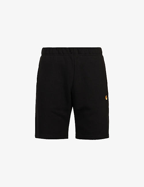 CARHARTT WIP: Chase logo-embroidered relaxed-fit cotton-blend shorts