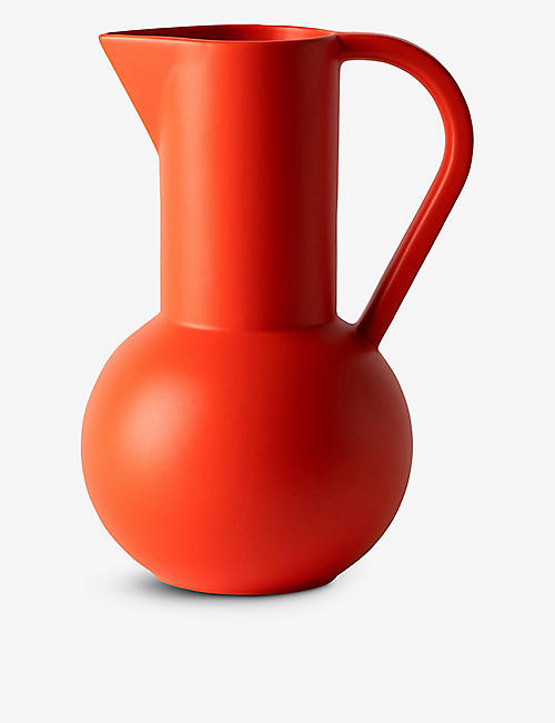 RAAWII: Strøm large earthenware jug 28cm