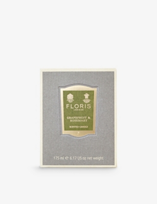 Shop Floris Grapefruit And Rosemary Scented Candle 175g