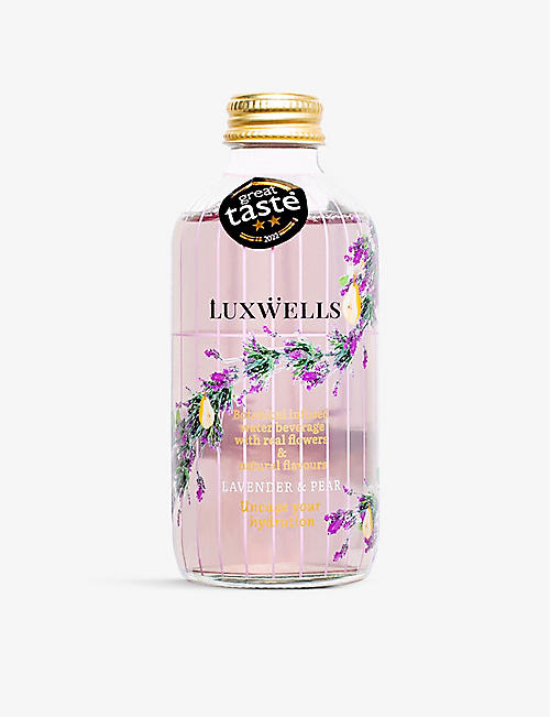 DRINKS: Luxwells Lavender & Pear flavoured water 250ml
