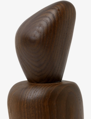 Ferm Living Brown Pebble Wooden Seasoning Grinder