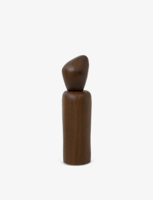 FERM LIVING: Pebble wooden seasoning grinder 18.8cm