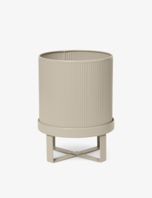 FERM LIVING: Bau small elevated steel pot  24cm