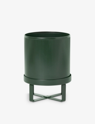 FERM LIVING: Bau small elevated steel pot  24cm