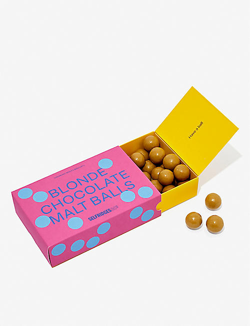 SELFRIDGES SELECTION: Blonde chocolate malt balls 150g