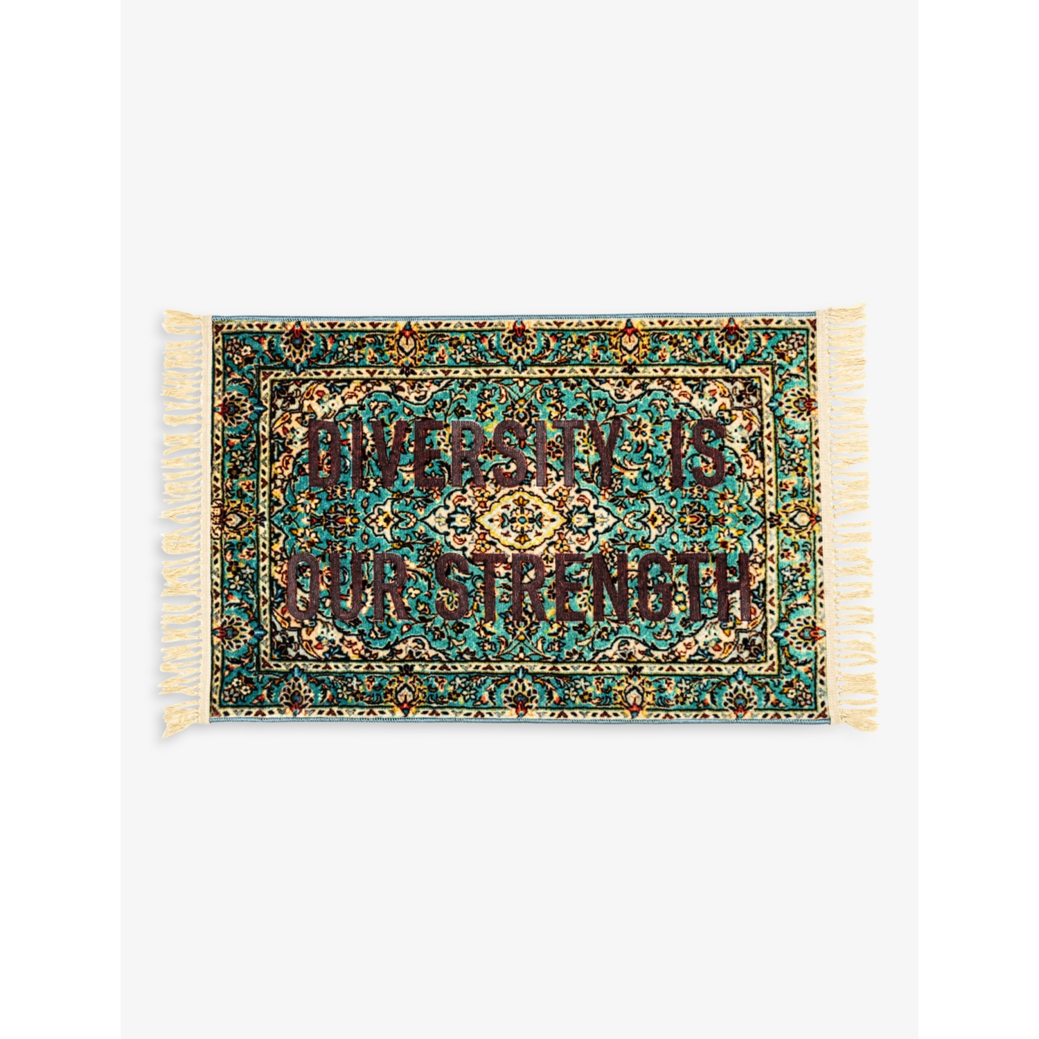 Seletti Diversity Is Our Strength Woven Rug 120cm x 80cm