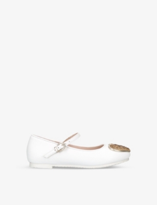 SOPHIA WEBSTER: Amora heart glittered-motif leather shoes