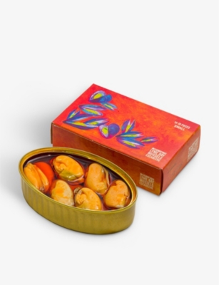ROCKFISH: Rockfish Lyme Bay Mussels tinned fish with escabeche 72g