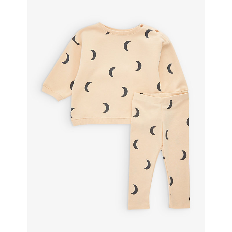 Organic Zoo Babies'  Pebble Graphic-print Organic-cotton Two-piece Set 6 Months-4 Years