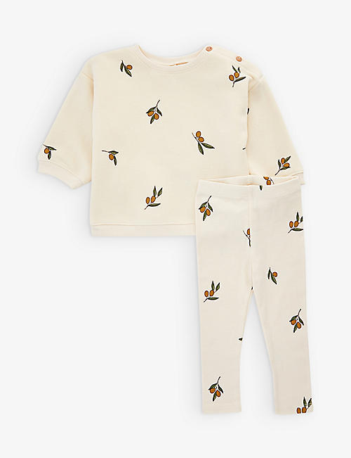 ORGANIC ZOO: Graphic-print organic-cotton two-piece set 6 months-4 years