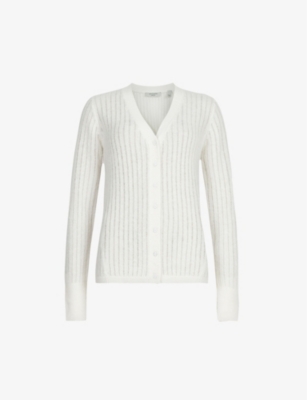 ALLSAINTS - Abi ribbed wool alpaca-blend cardigan | Selfridges.com