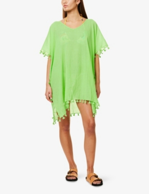 SEAFOLLY: Amnesia crinkled-cotton kaftan