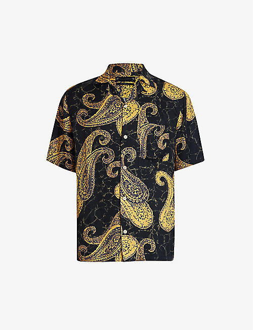 ALLSAINTS: Gato paisley-print woven shirt