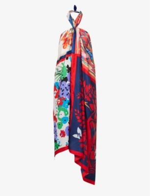 1/OFF: Upcycled asymmetric maxi dress