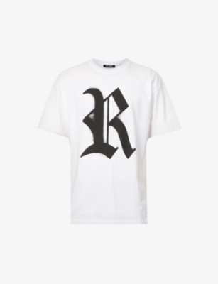 Raf Simons Oversized R Logo T-shirt In White