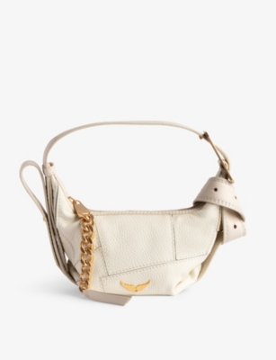 Zadig & Voltaire Le Cecilia Xs Grained-leather Shoulder Bag In