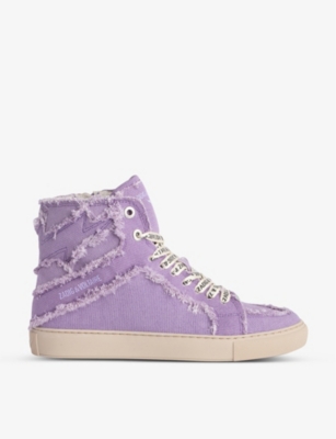 Zadig & Voltaire Flash High Top Sneaker In Boomerang