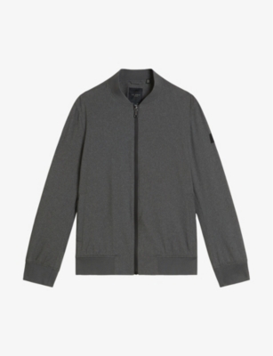 TED BAKER: Elmhrst logo-patch woven bomber jacket