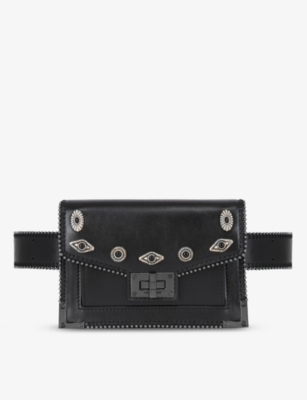 Helmut Lang foldover-pocket Belt Bag - Black