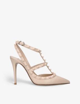 Valentino rockstud 1 hot sale leather courts