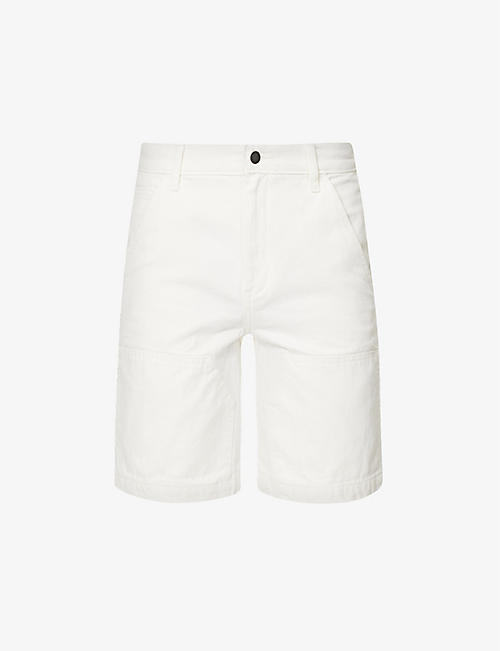 DICKIES: Duck brand-patch cotton shorts