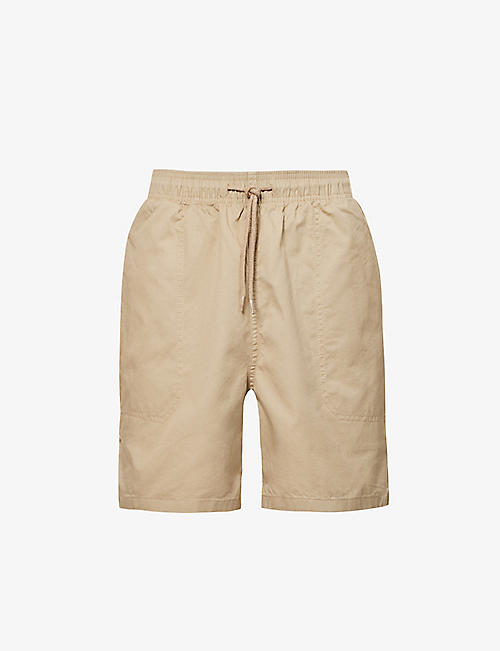 DICKIES: Pelican Rapids logo-patch drawstring cotton shorts