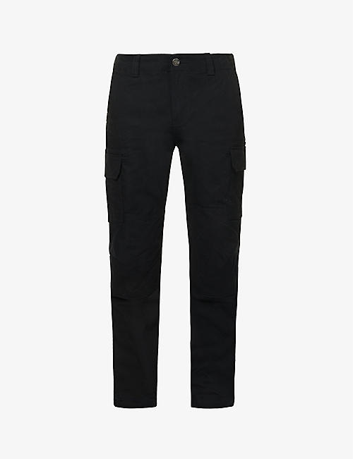 DICKIES: Millerville brand-patch straight-leg regular-fit cotton cargo trousers