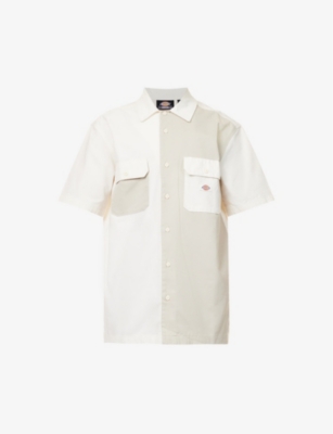 Dickies Eddyville Short Sleeve Button-up Shirt In Patchwork