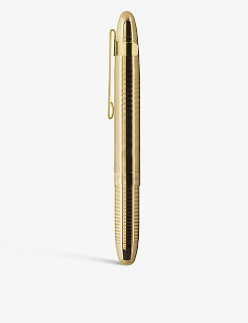 FISHER SPACE PEN: Bullet gold-tone brass ballpoint pen