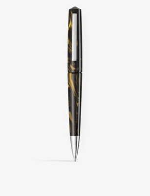 TIBALDI: Infrangible resin and stainless-steel ballpoint pen