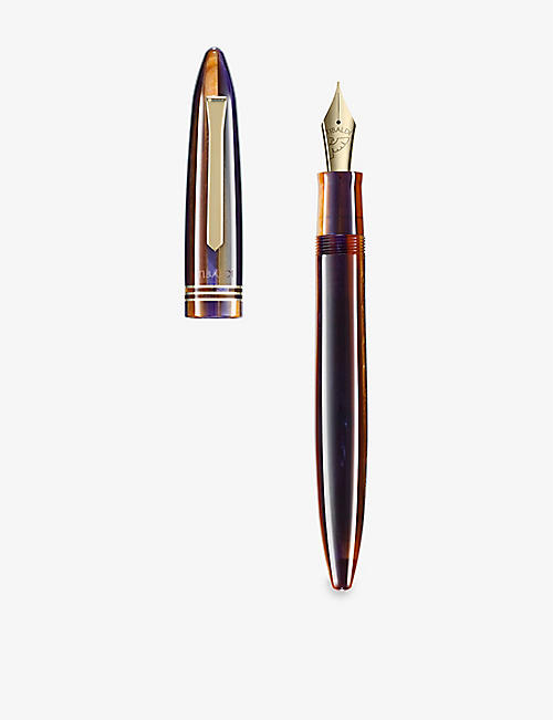 TIBALDI：Bononia Seilan 树脂和 18K 黄金钢笔