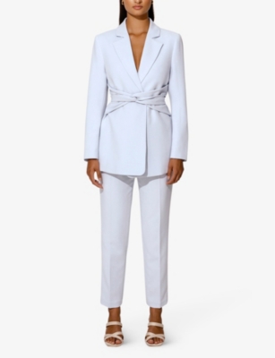 MALINA: Lovi straight-leg high-rise woven trousers