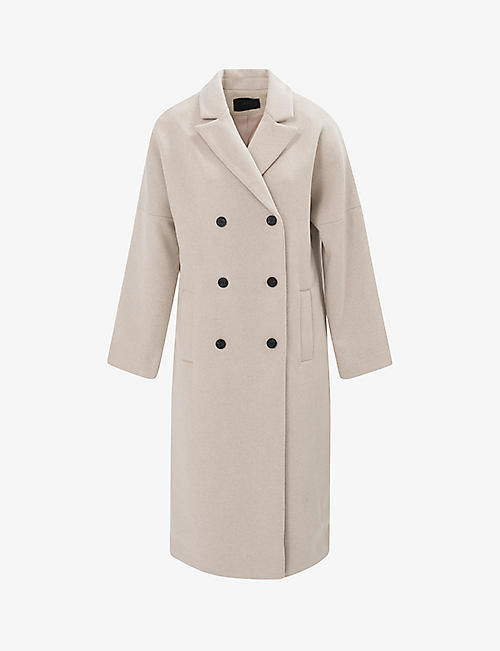 IKKS: Double-breasted woven coat