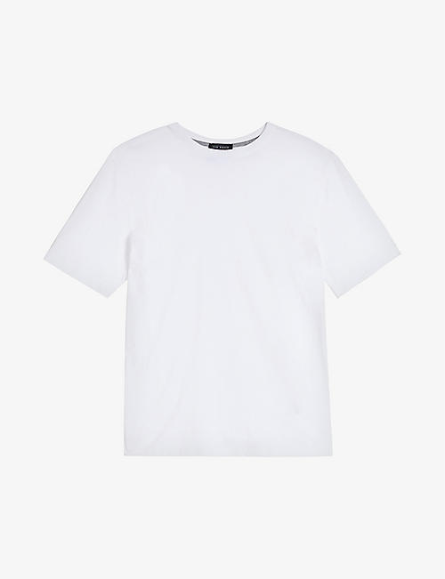 TED BAKER: Tywinn regular-fit short-sleeve cotton T-shirt